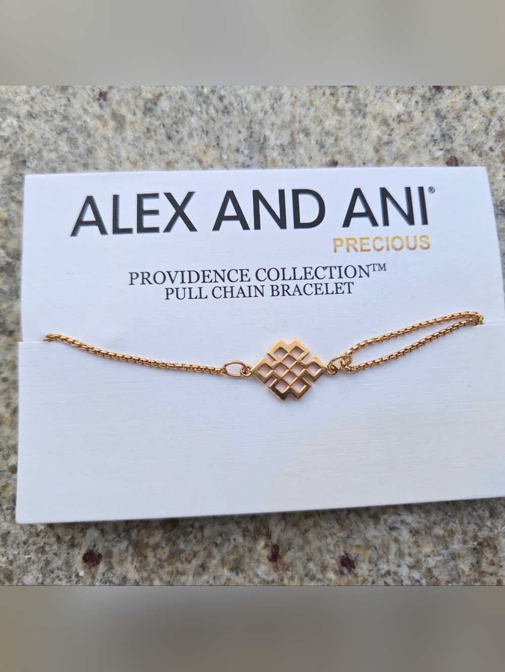 Alex and Ani Providence Collection pull chain bracelet featuring the meaningful